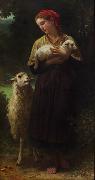 Adolphe William Bouguereau The Shepherdess (mk26) oil painting reproduction